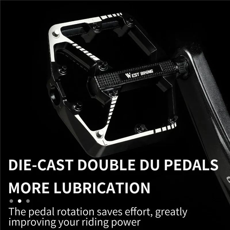 Bicycle Pedals Alloy Anti Slip MTB Road Bike Pedals with Sealed Bearing