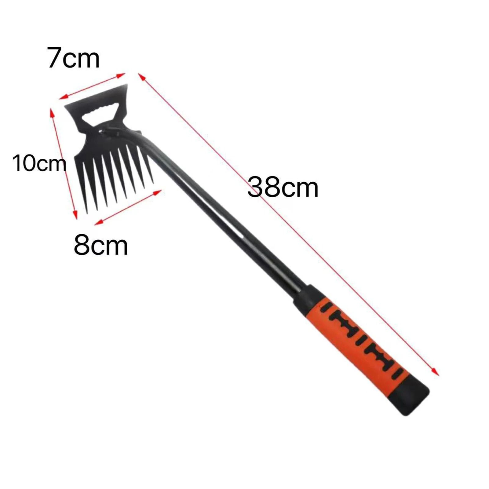 Metal Weed Cleaning Shovel & Garden Rake – 2-in-1 Stainless Steel Dual-Headed Weeding Tool