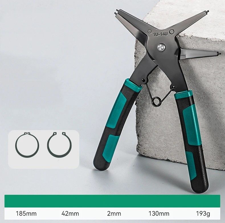 PrecisionMulti Snap-Ring & Circlip Pliers – Internal & External Retaining Ring Tool