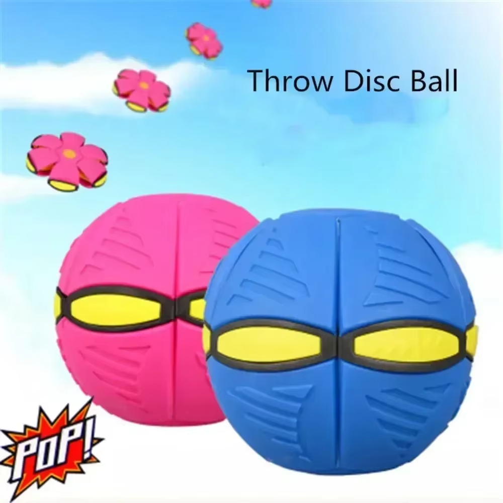 Magic Transforming Flying Saucer Ball for Kids and Pets