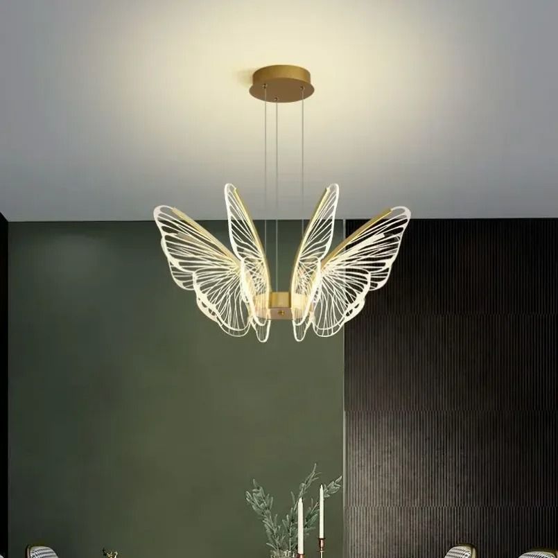 Synchronize your sanctuary with the high-definition, high-vibration energy of our Butterfly Chandelier. Featuring a soph