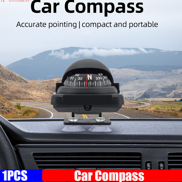 Car Compass Dashboard Mount with Suction Cup