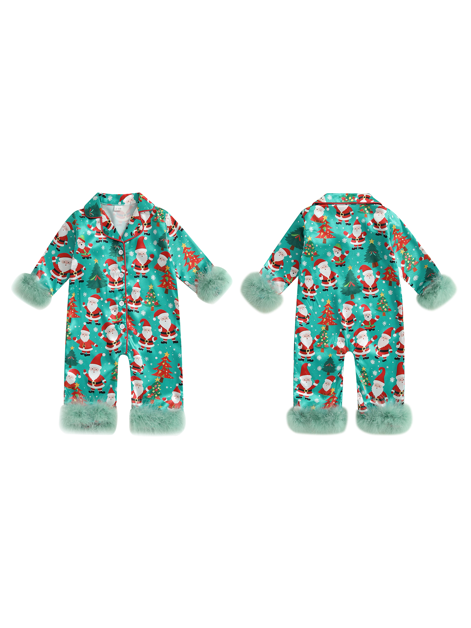 Cozy Reindeer Print Fleece Footed Sleeper, Toddler Christmas Jumpsuit Pajamas with Zipper Front & Hood
