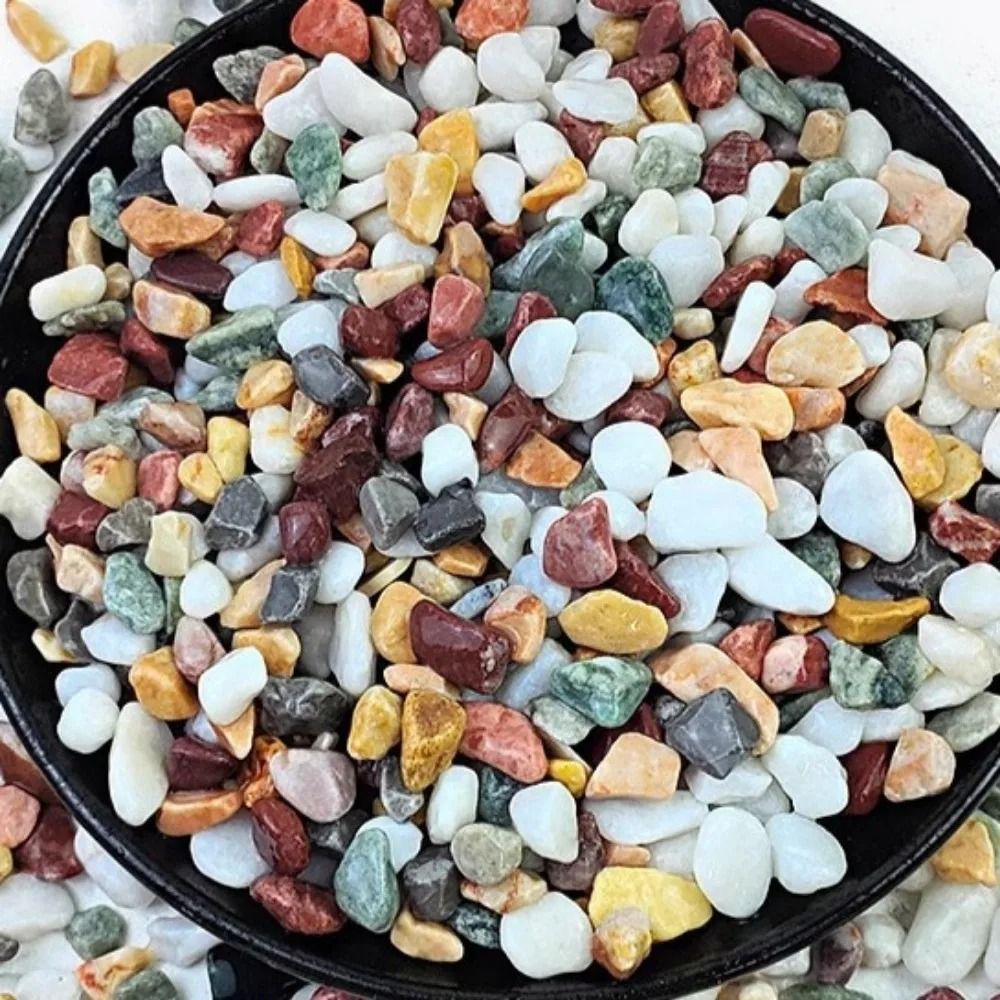 Natural Polished River Rocks Decorative Gravel Stones for Garden Aquarium Decor