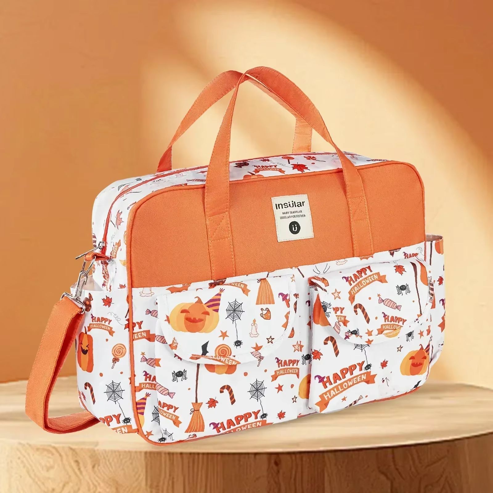 Large Capacity Waterproof Mommy Diaper Bag Messenger & Crossbody Tote