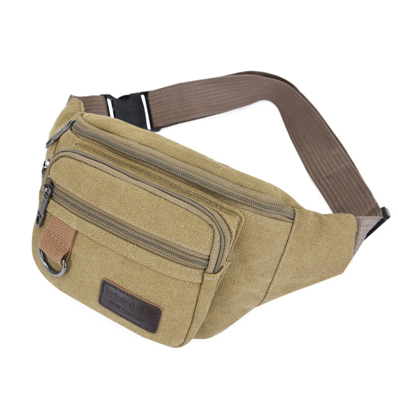Multi-functional Men's Waist Bag, Large Capacity Phone Wallet Multi-functional Male's Shoulder Bags