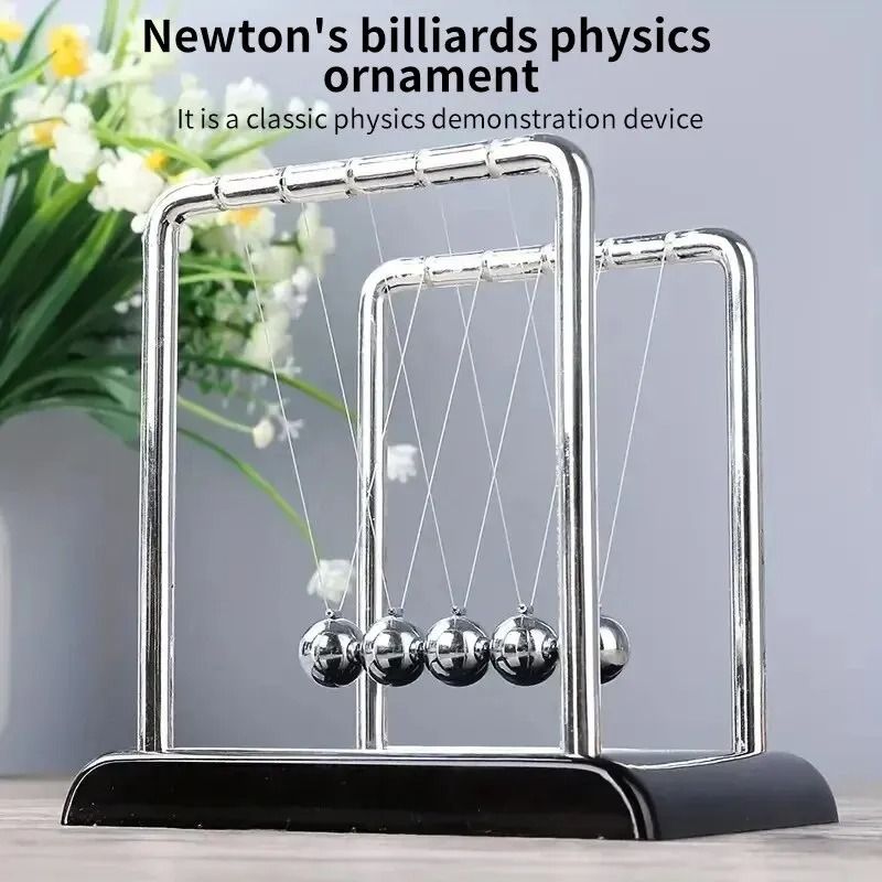 Newtons Cradle Balance Steel Ball Desktop Stress Relief Toy