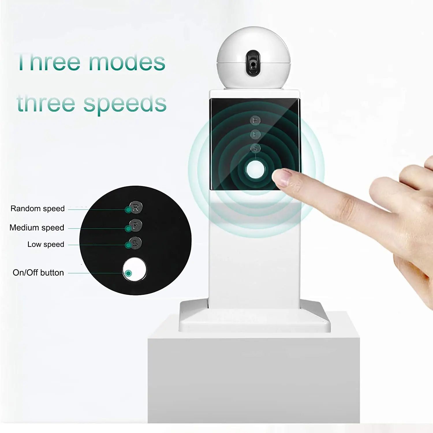 Cat Laser Toy Automatic, Random Moving Interactive Red Dot Toy for Cats, Kittens, Dogs, Indoor Use