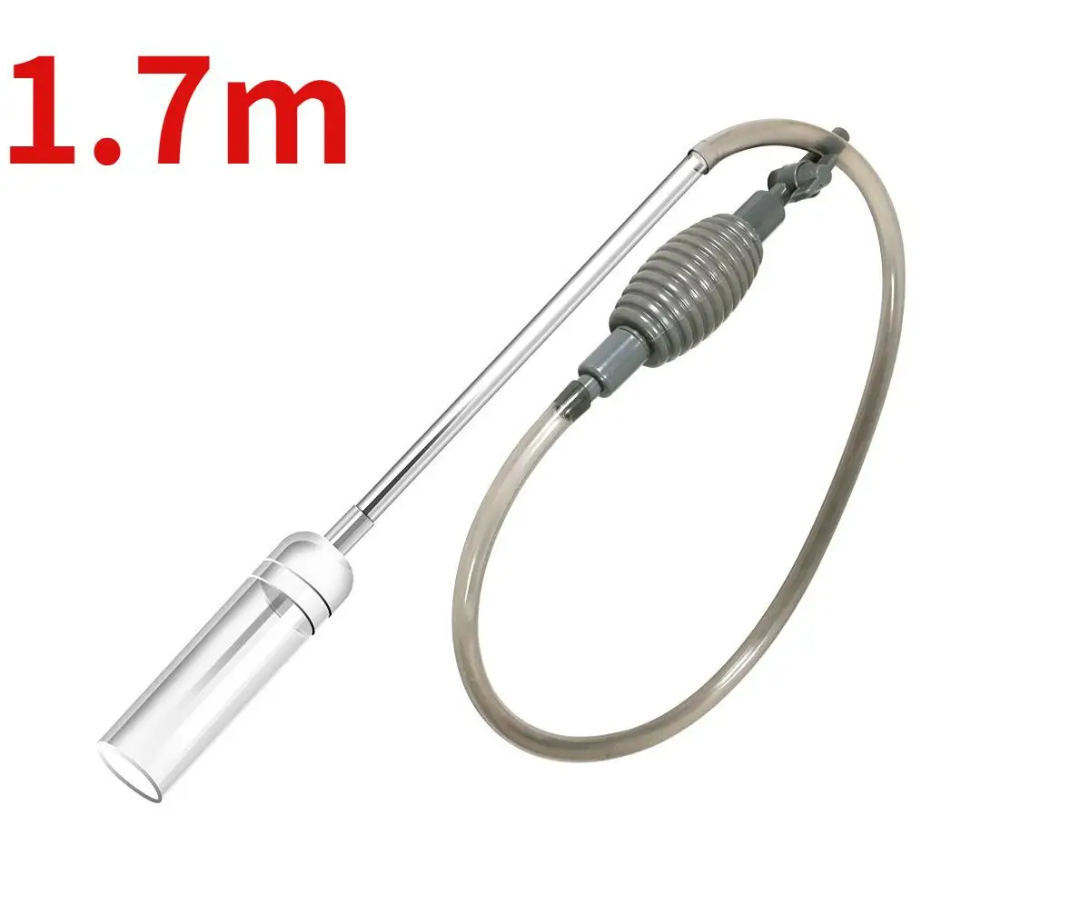 Fish Tank Aquarium Manual Water Changer, Handheld Air Pump Cleaning Tools, Vacuum Siphon Cleaner Pump