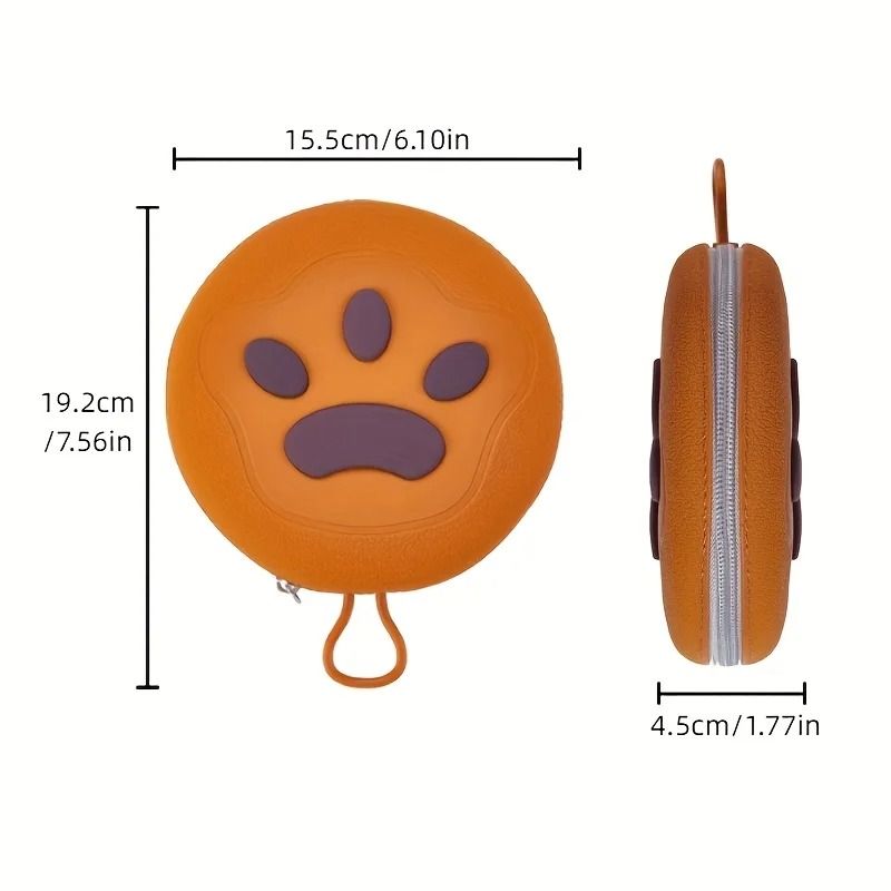 Foldable Silicone Double Pet Bowl