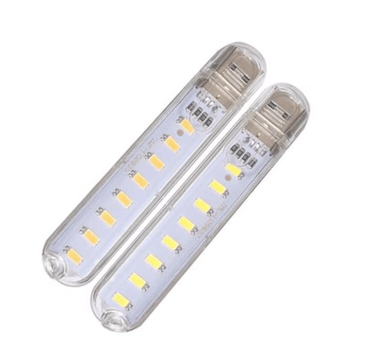 Mini USB LED Lamp – Portable 8-LED USB Light for Camping, PC, Laptop & Power Bank