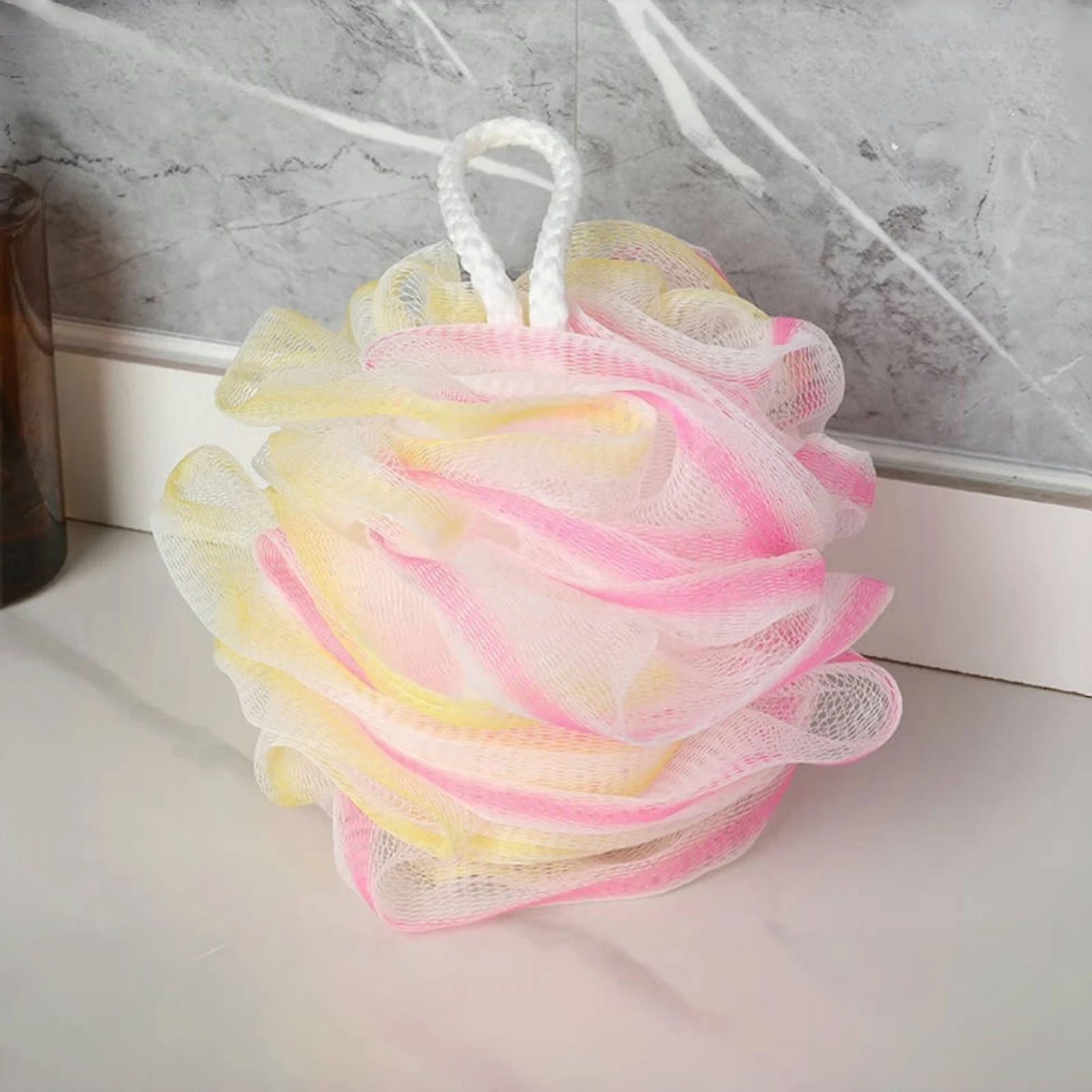 Exfoliating Bath Loofah Sponge Set Soft Mesh Shower Scrubber 2 Pack