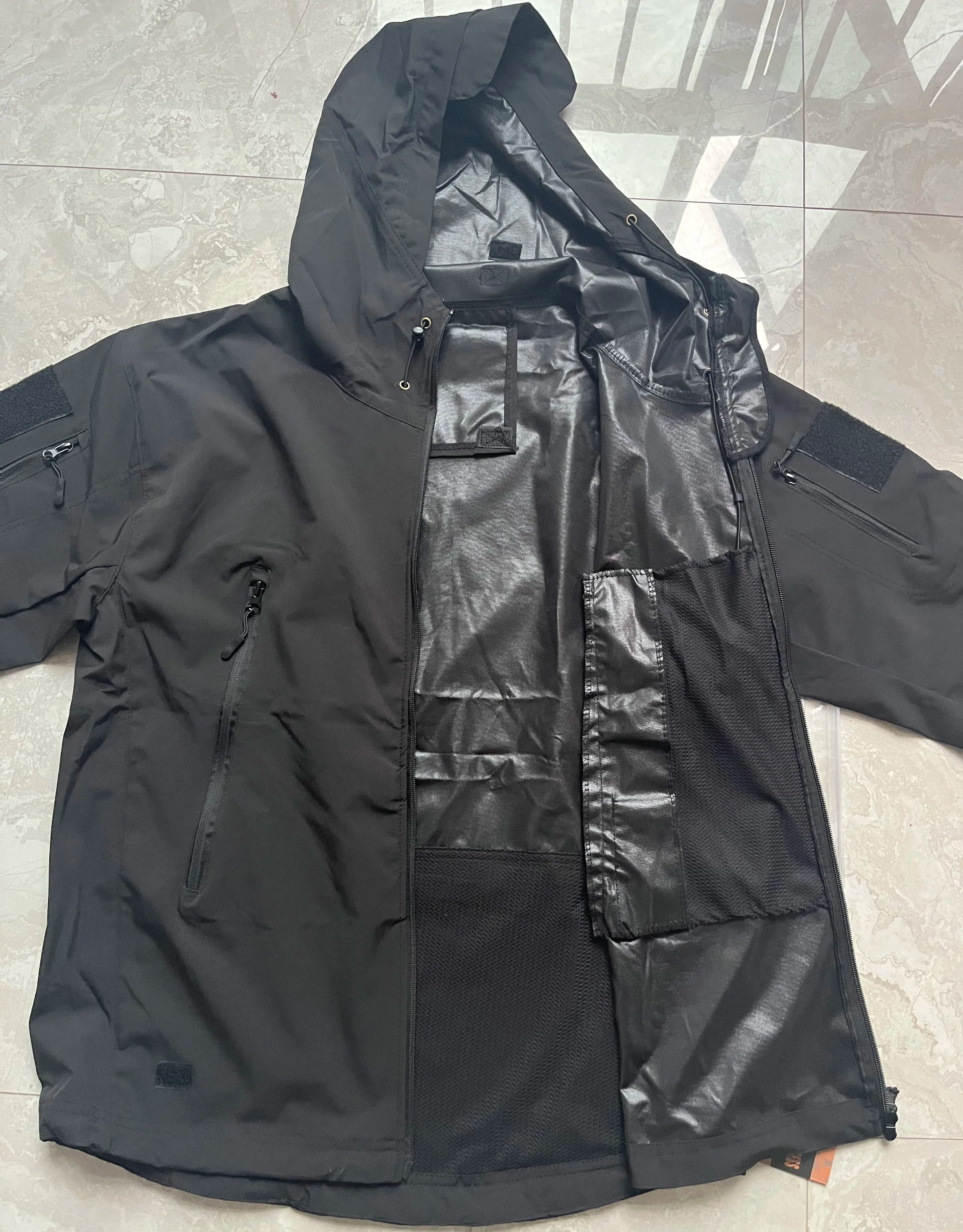 TRAF Shark Skin Tactical Jacket Windproof Waterproof Hooded Coat