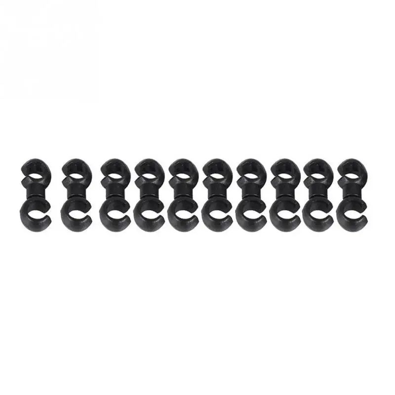 Rotatable S Buckle Bike Brake/Derailleur Shift Clips, MTB Cable Line Tube Ring Clasp