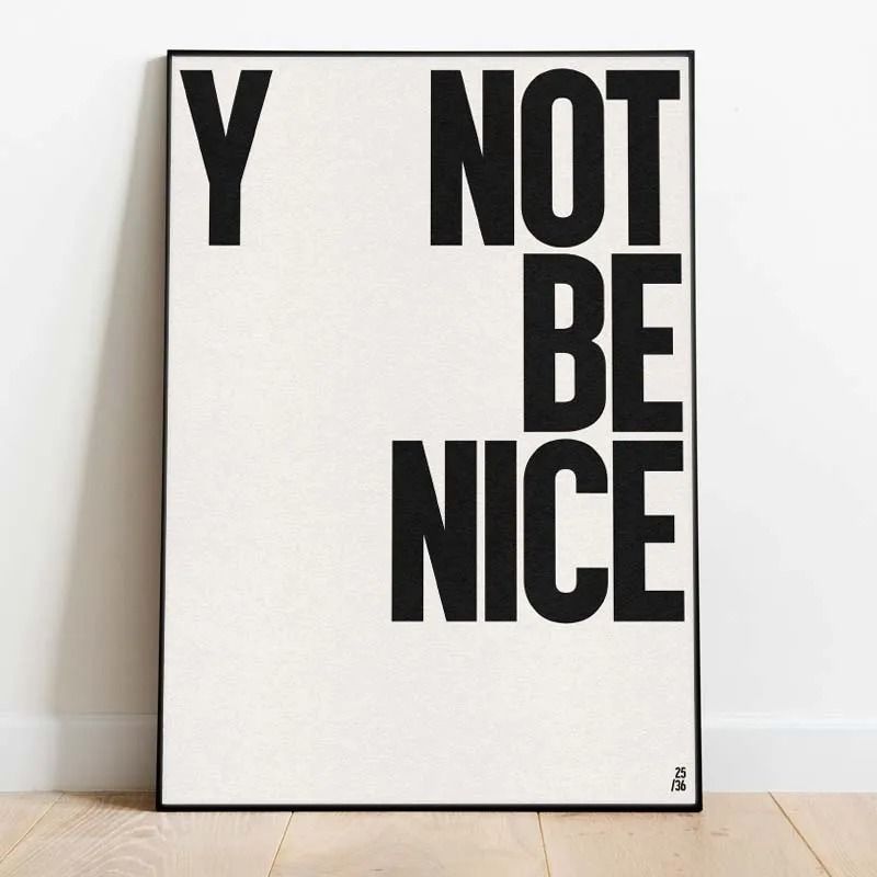 Modern Retro Inspirational Quote Canvas Art