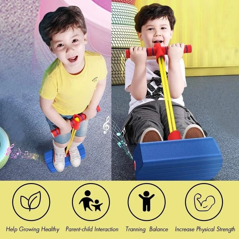 Foam Pogo Jumper Toy for Kids Ages 3+ Outdoor Fun and Exercise