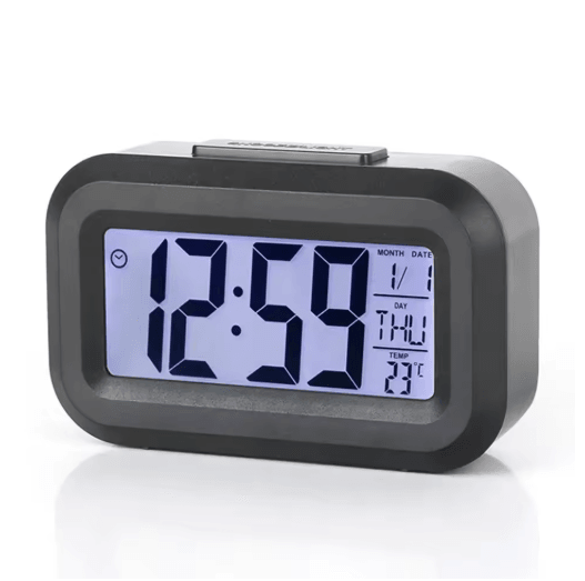 Time Glow LED Digital Alarm Clock Multi Function Backlit Calendar Desk Clock