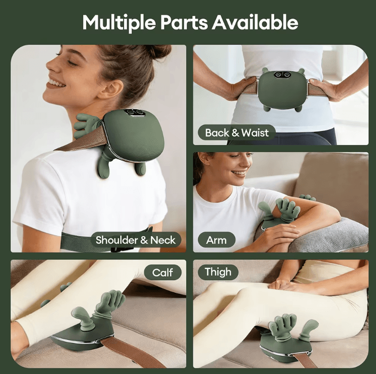 Bionic Finger Neck & Shoulder Massager – Wireless Cervical Trapezius Kneading Massage Shawl