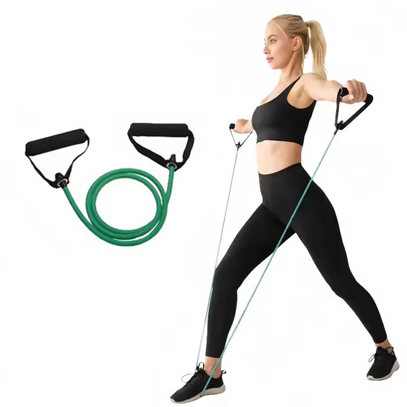 Exercise Workout Fitness Band, Resistance Bands With Handles, Pull Rope For Strength Training At Home For Men Women