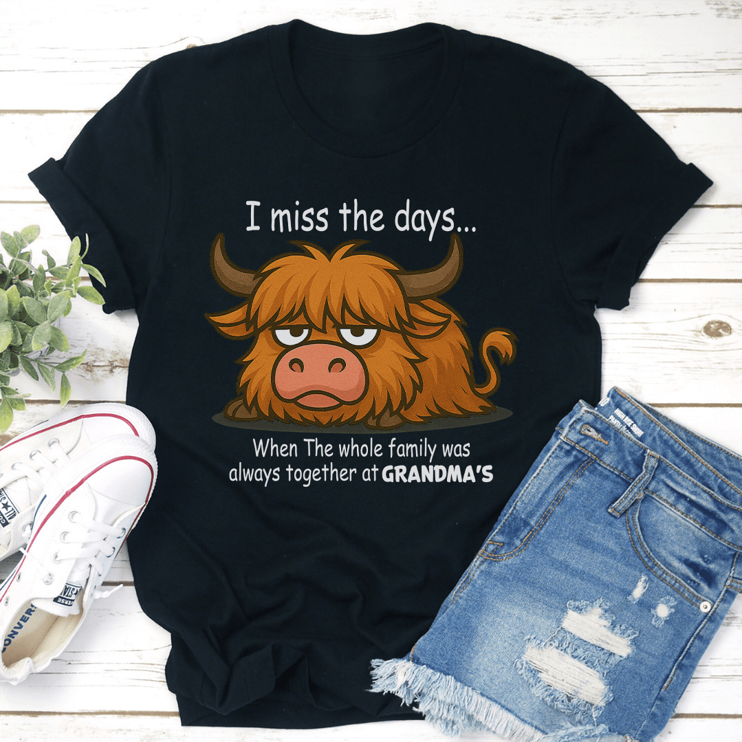 I Miss The Days When The Whole Family Was Always Together At Grandmas Tee