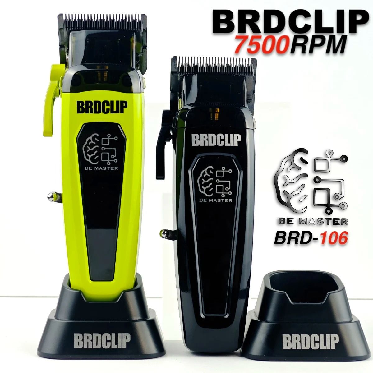 BRDCLIP X Series 106 Professional Cordless Hair Clipper with DLC Blade