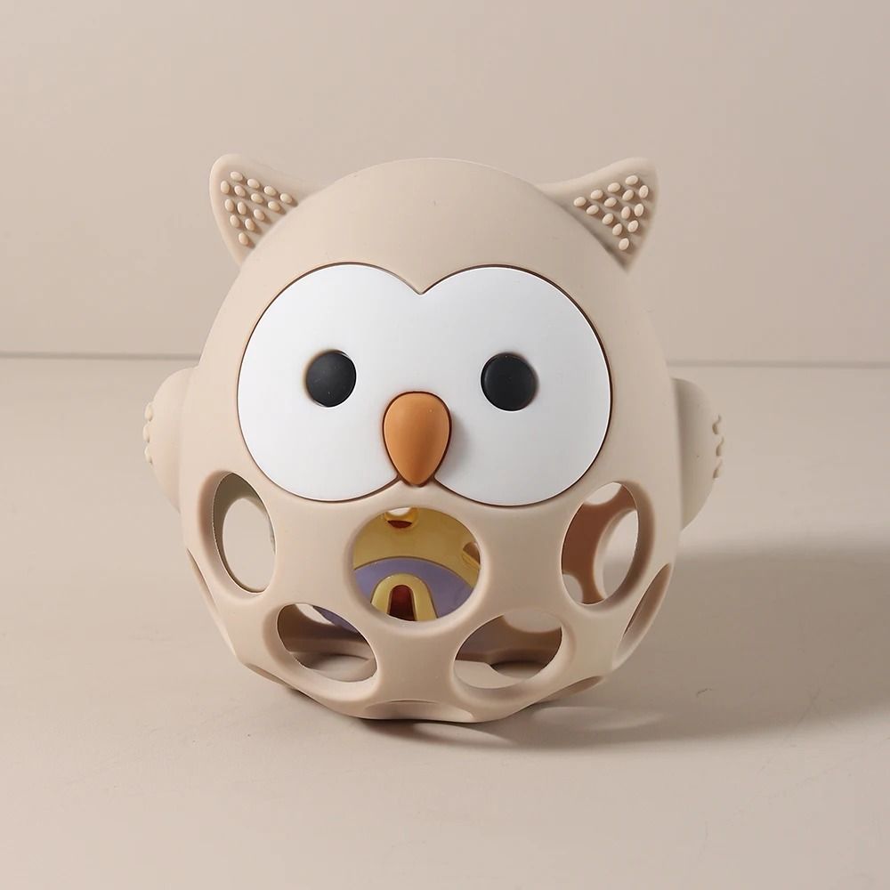 Hoot-Soothe Silicone Owl Teething Mitten