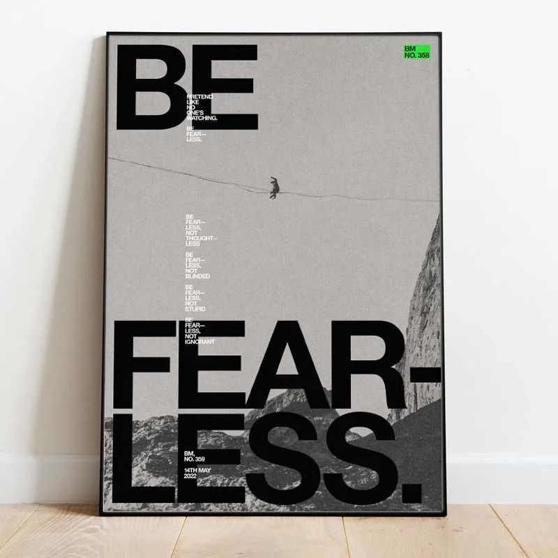 Modern Retro Inspirational Quote Canvas Art