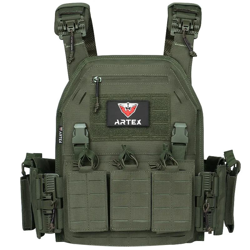 Ranger Green Tactical Plate Carrier Vest