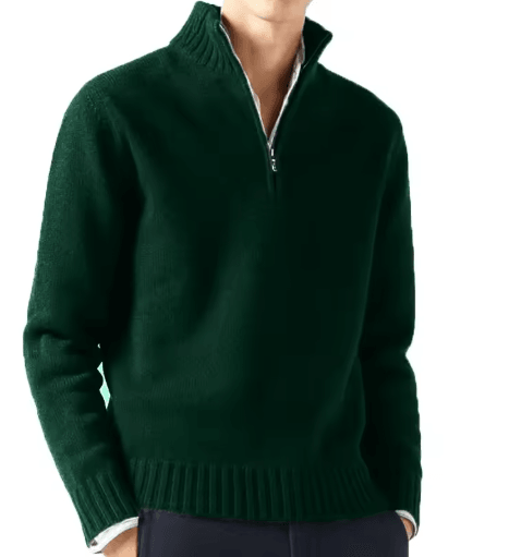 Mens Autumn Turtleneck Sweater Solid Color Knitted Pullover for Casual Daily Wear