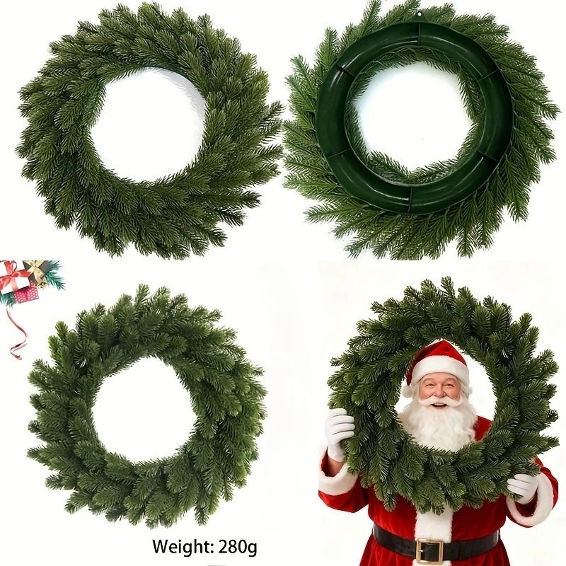 Everlasting Evergreen Pine Holiday Wreath