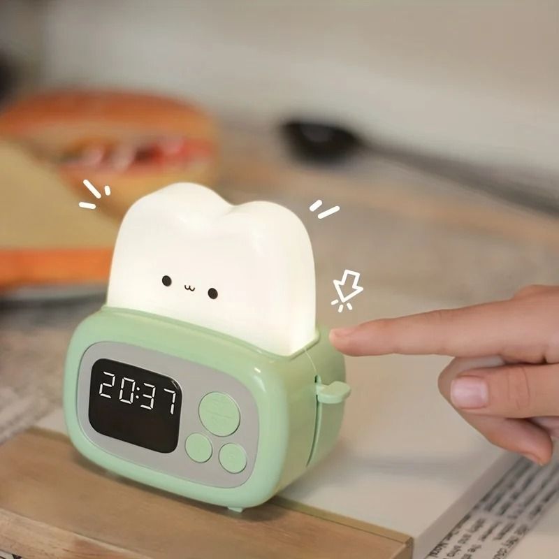 Time Bread Maker Toaster Alarm Clock