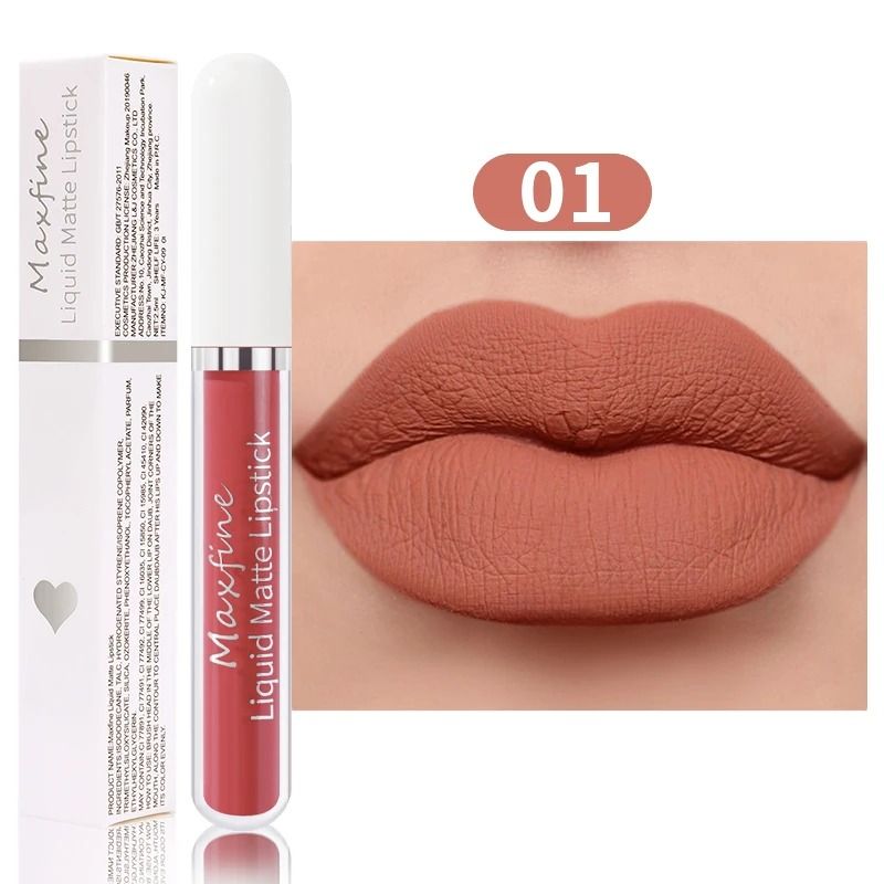 Matte Velvet Waterproof Lip Glaze