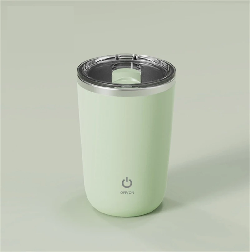 Rechargeable Automatic Coffee Stirring Mug, Lazy Rotating Magnetic Stirring Cup, Stainless Steel Milk Mixing Mug, Electr