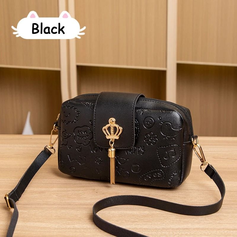 Fashionable Printed Camera Bag and Sweet Crossbody Phone Purse