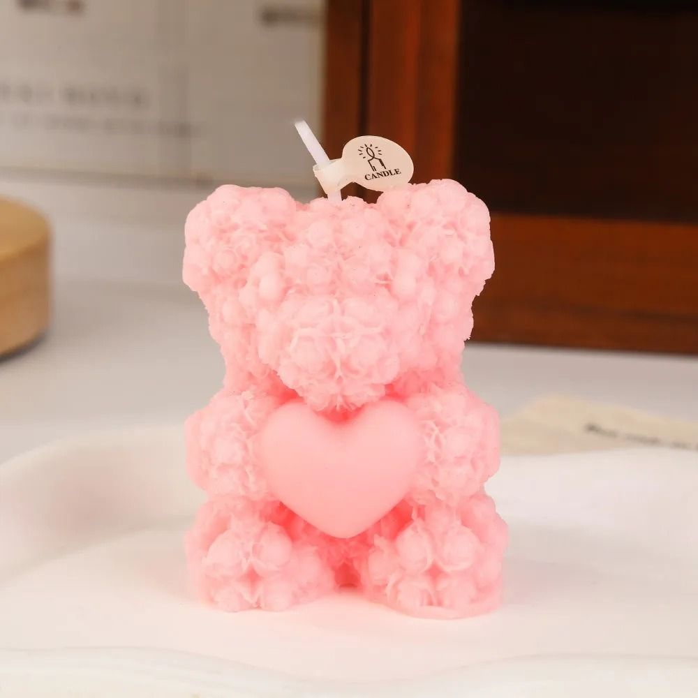 Creative Rose Bear Scented Candle