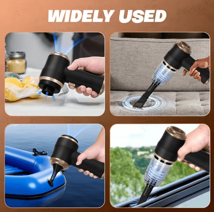 Ultra Portable High-Power Cordless Car Vacuum Cleaner – Mini Handheld for Home, Carpet & Pet Hair