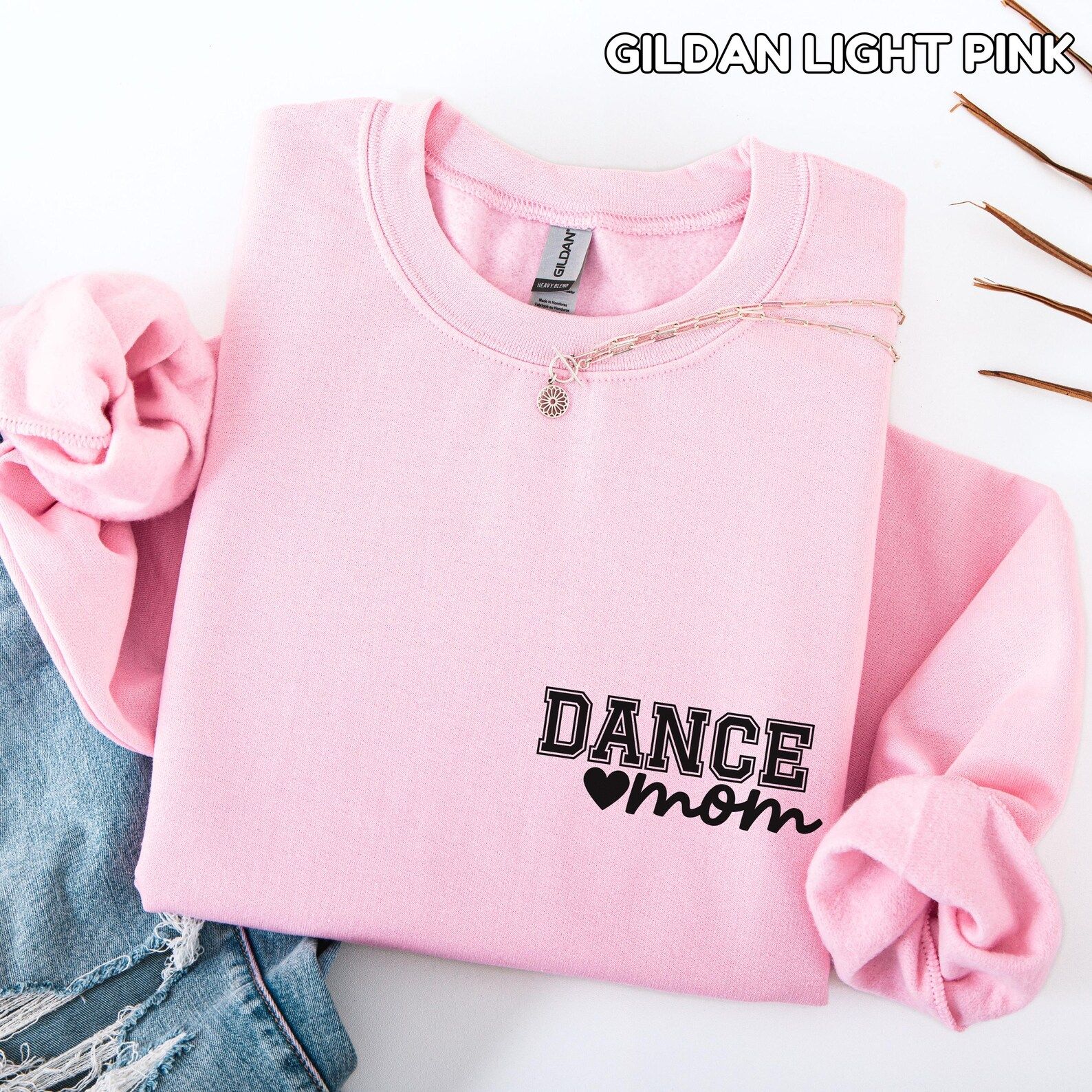 Personalized Dance Mom Sweatshirt Ballerina Name Custom Crewneck Recital Mom Pullover