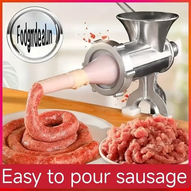 Heavy Duty Hand Operated Manual Kitchen Meat Mincer and Sausage Filler