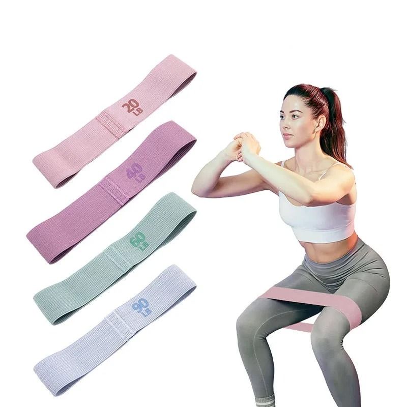 Fabric Resistance Bands for Fitness Yoga Pilates and Home Workout