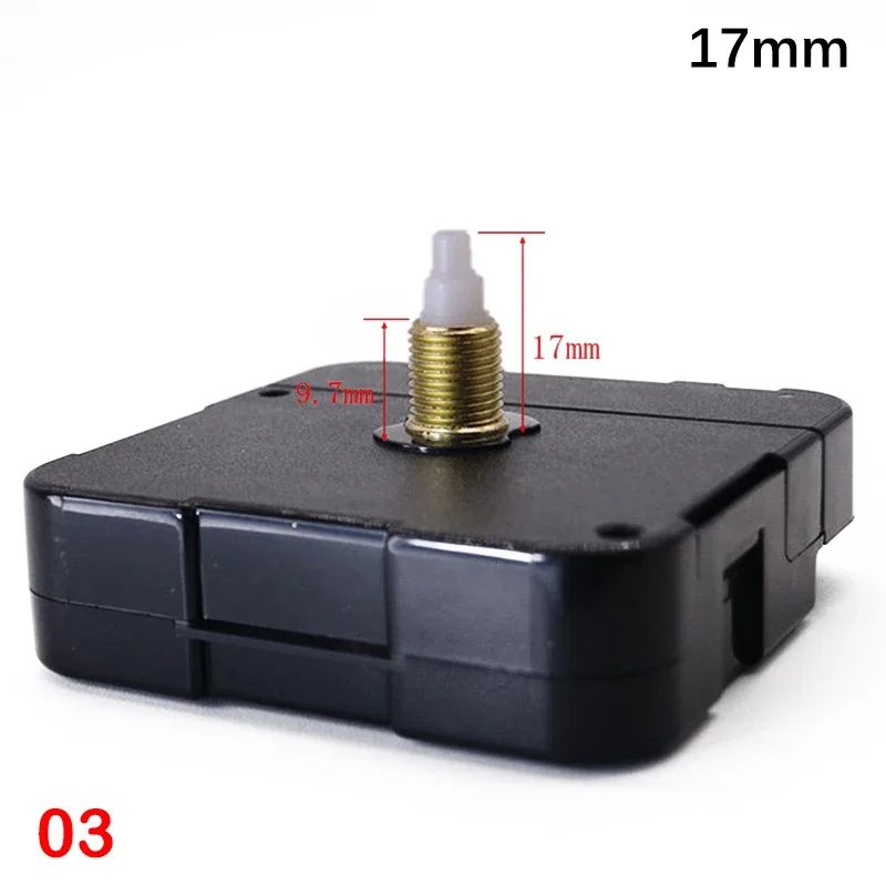 Silent Quartz Wall Clock Mechanism DIY Replacement Kit Long Shaft Movement