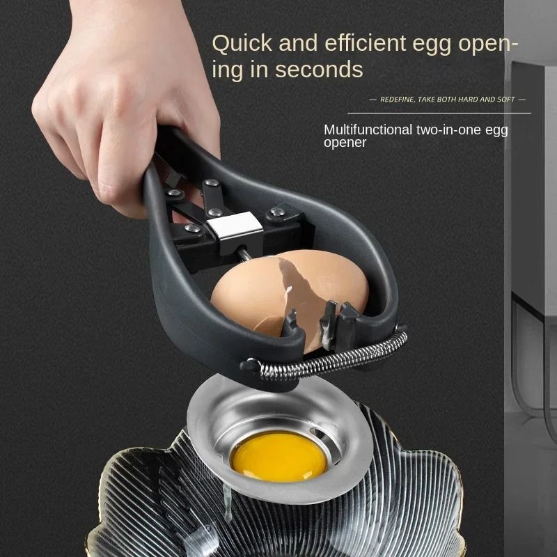 Stainless Steel Egg Opener Scissors Eggshell Topper Tool