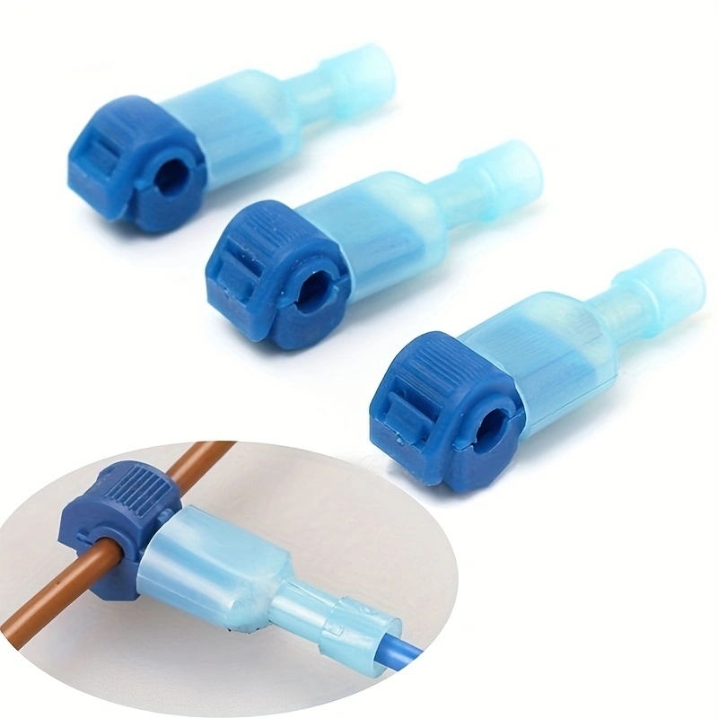 Quick Electrical Cable Connectors  Snap Splice Lock Wire Terminals Crimp for Easy, Secure Connections