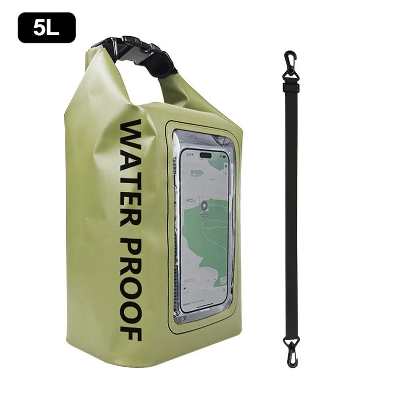 Touch Screen Transparent Dry Bag Backpack 2L and 5L