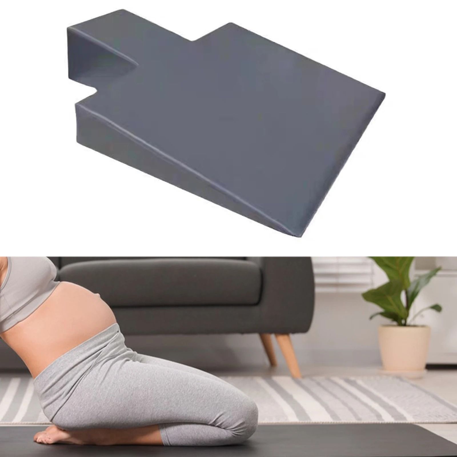 Large Pilates Wedge Block for Stretching Balance and Reformer Training