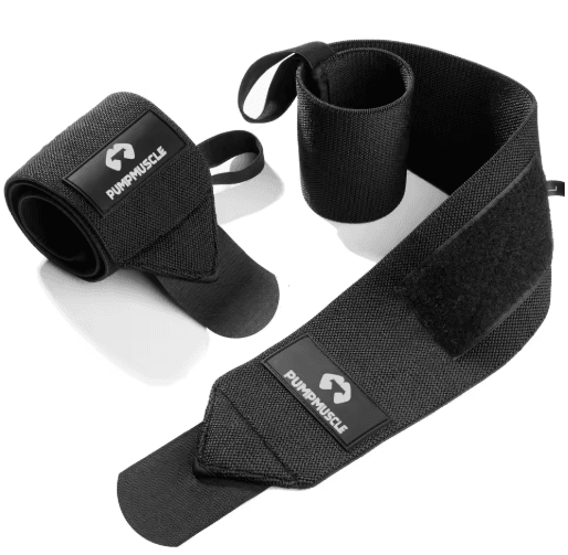 Heavy Duty Wrist Wraps for Weightlifting – Bench Press Wrist Support and Bar Grip Assist Straps