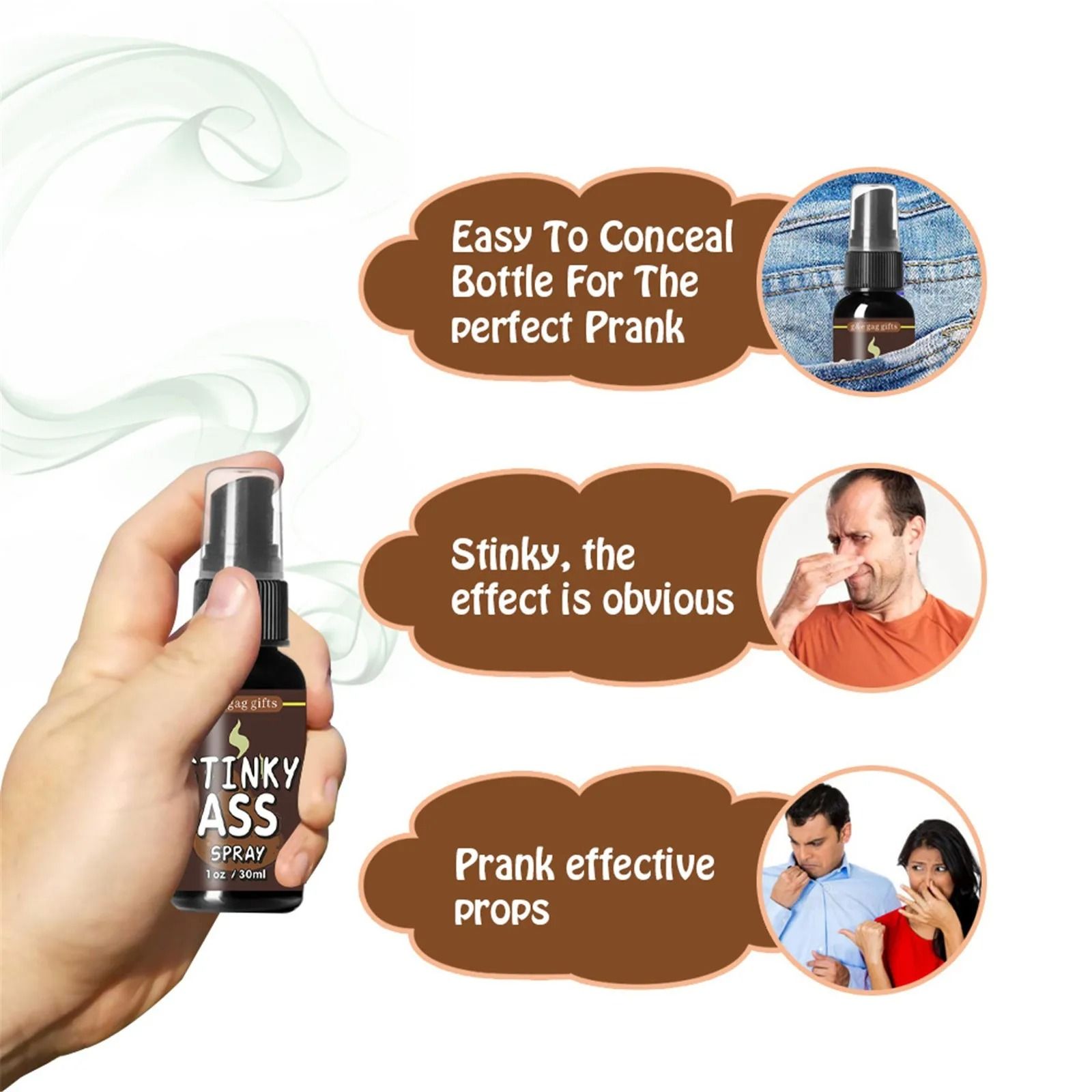 Stinky Prank Spray Funny Gag Gift Smelly Joke Toy