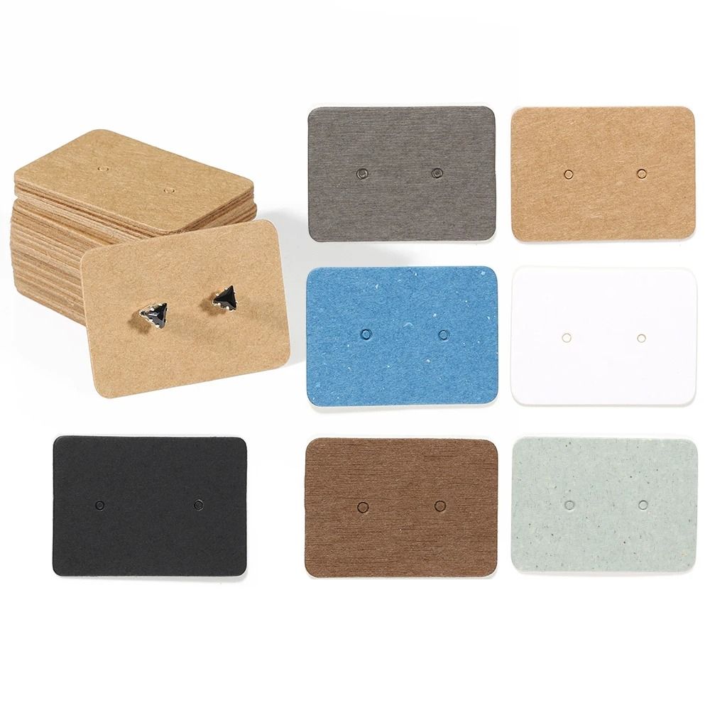 Earring Display Cards – 50 Pcs Jewelry Packaging Set