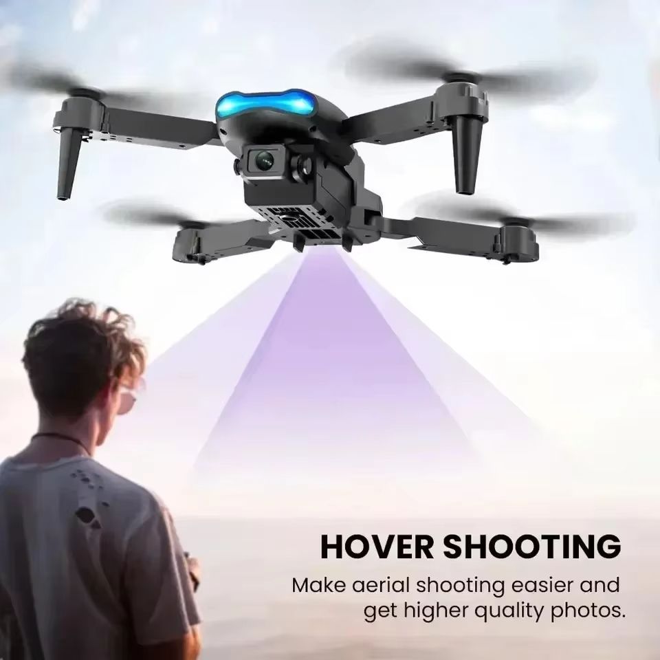 E99 Pro Drone with 6K Camera Foldable Quadcopter Remote Control UAV