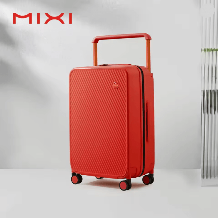 Mixi Wide Handle Hardside Luggage with Spinner Wheels and TSA Lock