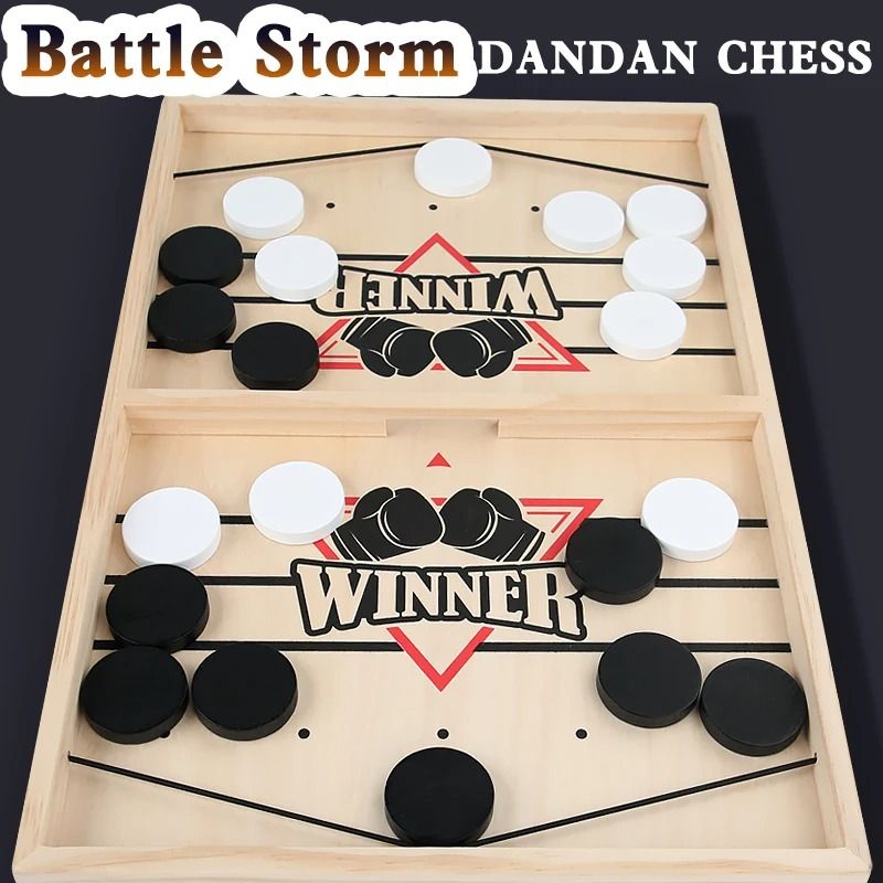 Fast Sling Puck Table Hockey Game for Kids and Family
